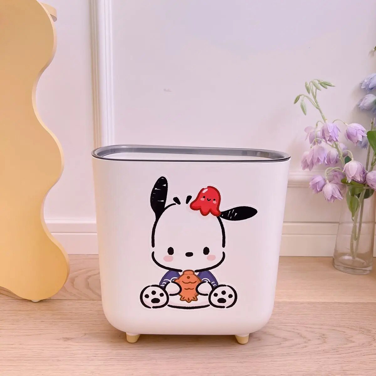 Kawaii Short-Legged Sanrio Trash Can - KAWAII LULU