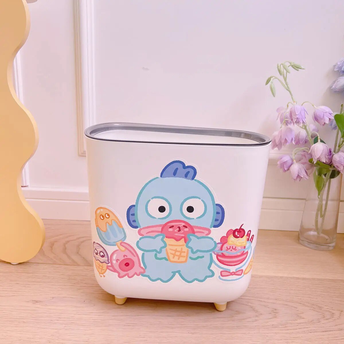 Kawaii Short-Legged Sanrio Trash Can - KAWAII LULU